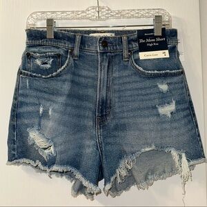 High Rise Mom Short - Size 28 (US 6) Curve Love - Abercrombie & Fitch
